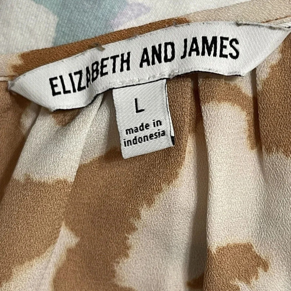 Elizabeth and James Boho Peasant Top Size Large - Picture 5 of 8